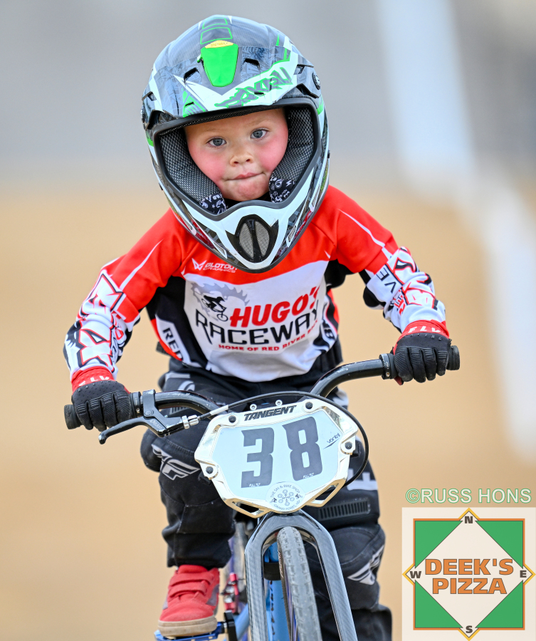 Young BMX rider portrait at Hugo's Raceway