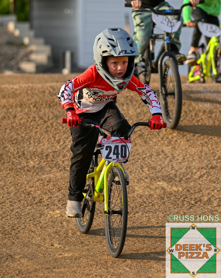 Young rider at Hugo's Raceway